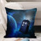 Kissenbezug 45x45 cm,Doctor Who Thema Film Space Kunstdruck,Outdoor Kissen Kissenbezüge Kissenhülle Sofa Kissen dekokissen Zierkissen für Wohnzimmer Garten deko draußen
