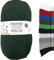 Ferner Wolle Lungauer Sockenwolle 6fach uni | mit Merinowolle mulesingfrei | Sockengarn 6-fädig einfarbig | dicke Strumpfwolle zum Stricken oder Häkeln | 150g 425m (LU6-17 lodengrün)