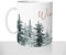 Mug-Cadeau Winter Time - Tasse Idée Cadeau Original Saison Hiver Foret de Sapins Neige Froid Mignon - Noël Anniversaire