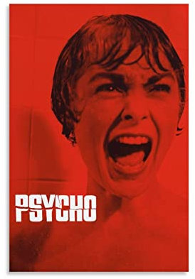 HAUHAU Psycho 1960 Filmposter (1) Leinwand-Wandkunst-Poster, dekorativ, moderner Druck, Bild, Kunstwerke, Poster, 40 x 60 cm