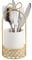 OLegei 1ps Ceramic Tableware Caddy Kitchen Countertop Silverware Decoration Flatware Cutlery Stand Restaurant Utensil Crock Holder for Forks, Spoons, Knives