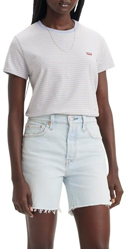 Levi's The Perfect Tee, T-Shirt Donna, Collegiate Stripe Blue, XXS