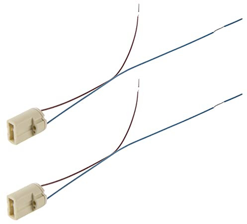 Niniang 2 x G9 Fassung aus Keramik, Halterung 2 A, 250 V