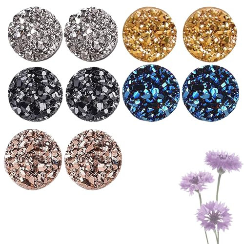 Lovilds Magnetologie Lymphvity Germanium Ohrringe, Atheniz Magnetology Ohrringe, Magnet Ohrringe Zum, Lymphknoten Ohrringe (10mm, 5paris)