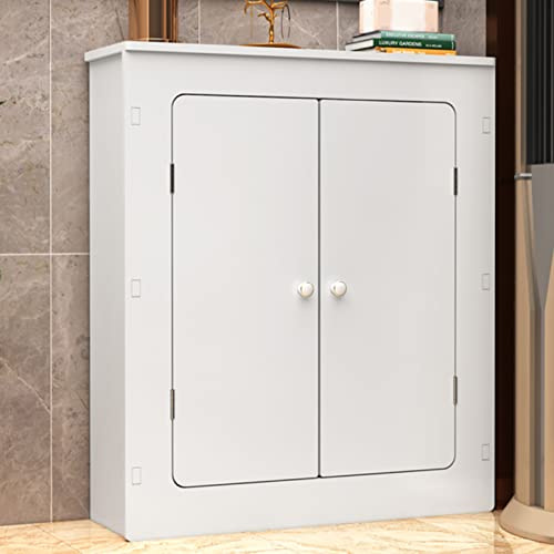 Radiator Cover Protective Heating Cover Cabinet Storage Shelf, Heater Heating Side Cabinet, Wall Cupboard Shelf with double doors, Living Room Furniture Modern Radiator Cover