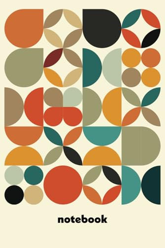 Bauhaus Notebook - Lined Notepad Journal - 100 Pages (6x9) Paperback