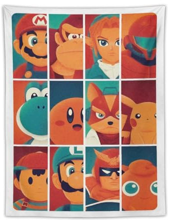 Smash Bros – Class of '99 Gamer Recruitment Videospiel-Poster, Wandtapisserie, Kunstdruck, moderne Familienschlafzimmer-Dekoration, Wandteppich, 76,2 x 101,6 cm