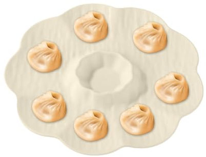 Platos de salsa de flores | Plato de condimento en forma de flor, platos de aperitivo en forma de flor, cuencos de inmersión para cafetería, reunión familiar, restaurante