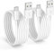 Para iPhone 15 cable USB A a USB C, paquete de 2 [1M + 2M] cable de carga rápida Carplay para iPhone 16/15 Pro Max/Plus, iPad Pro, Macbook, Samsung Galaxy