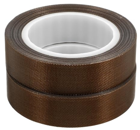 OSOLADY 2 Rollen Ptfe Dichtungsband Hochtemperaturbeständig 15mm x 10m Isolierband Für Handvakuumiergeräte Mit Verschleißschutz Und Wärmeschutzeigenschaften