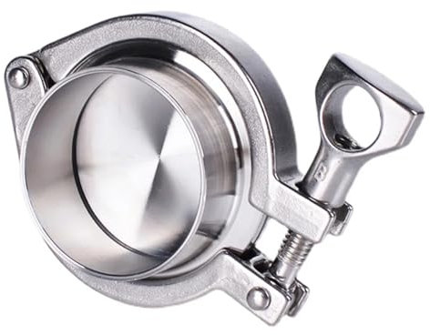 UYCUODLUY 19MM-159mm OD TriClamp Ferrule + End Cap + Tri Clamp + Silicon Gasket(76mm)