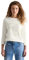 CECIL Damen B322764 Shirt Mit Schimmer-Print, Vanilla White, L EU