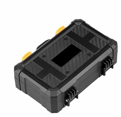 WOURRD Camera Battery Organiser Memory Card Storage Box Holder Case With Slots For Memory Cards Batteries