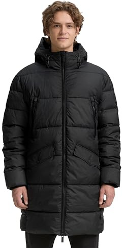 TOM TAILOR Herren 1047209 Puffer Parka mit Kapuze