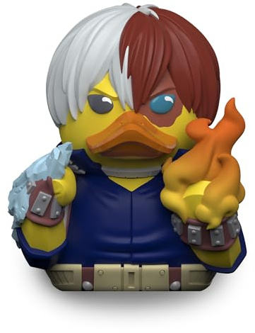 TUBBZ: My Hero Academia - Shoto Todoroki Rubber Duck Collectable Toy 9 cm | Official MHA Merchandise – Boxed Vinyl Figure, U.A. Student Hero, Manga Fan Decor & Novelty Duck Gift