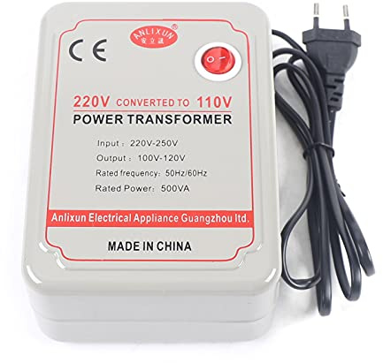 Wandler Umwandler Converter 220V-250V auf 100V-120V | Spannungswandler Transformator | Voltage Converter | Step Down Konverter | Wandler Konverter Transformer für Haushaltsgeräte (500, Watt)