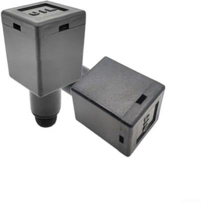 CashMuch Reniflard de remplissage d'huile pour compresseur d'air, bouchon en plastique fileté mâle 3/8, noir