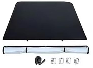 WALEQW Laderaumabdeckung Für Dodge Für RAM 1500 2500 3500 Pickup Weiche Dreifach Gefaltete Abdeckung Aus Vinyl Aufrollbare LKW-Ladeflächen Tonneau Kofferraum Abdeckung