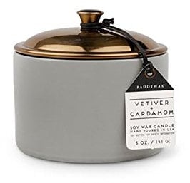 Paddywax Candles HY0501 Hygge Collection Scented Candle, 5-Ounce, Vetiver + Cardamom