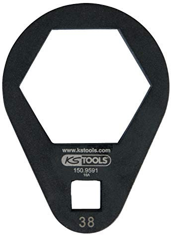 3/8 Einsteck-Ringschlüssel, extra flach, 38 mm