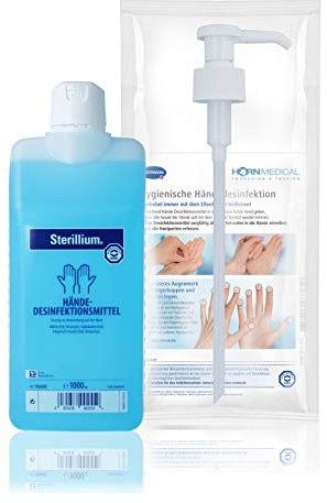 Horn Medical Dosierpumpe mit Sterillium Händedesinfektionsmittel 1000 ml
