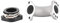 Tubo di aspirazione del collettore di gomma del carburatore per Mikuni VM22 VM24 OKO KOSO PE24 PE26 PE28 Collettore di aspirazione del carburatore del motociclo