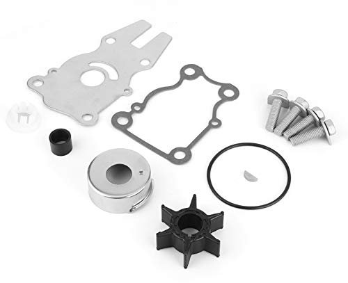Kit de reparación de bomba de agua, Qiilu Juego de reparación de bomba de agua, kit de reparación de impulsor de bomba de agua fueraborda 63D-W0078-01-00 apto para Yamaha 40 50 60HP