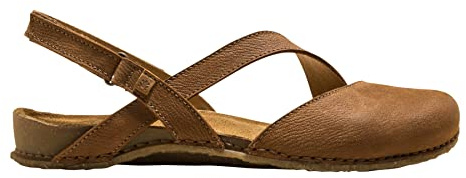 El Naturalista Damen Klassische Sandalen PANGLAO, Frauen Sandalen,Freizeitschuhe,Sandaletten,bequem,Sommerschuhe,Strandschuhe,Wood,38 EU / 5 UK