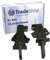 2 x Motor Carbon Brushes 12.5 x 5 x 35 mm for Many Washing Machines Replaces Indesit C00375543 Zanussi 5634700080 Europart 073921 Gorenje 182490