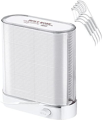 Holy Rose Dental Floss Picks Dispenser with Flossers 88 Count