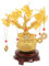 19cm Natural Crystal Tree Money Tree Ornaments Bonsai Style Wealth Luck Feng Shui Ornaments Home Decoration (with and Base)