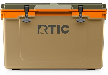 RTIC Enfriador duro ultraligero de 52 cuartos de galón aislado portátil para playa, bebida, camping, picnic, pesca, barco, barbacoa, 30% más ligera que los enfriadores rotomoldeados, Trailblazer