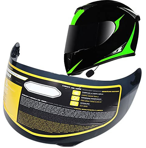 Byroads Helm Ersatzvisier Abnehmbar Motorradhelm Visier Ersatz Winddicht PC Schild Sport Freizeit Im Freien Outdoor Motorrad Fahren Bunt Ersatzvisier