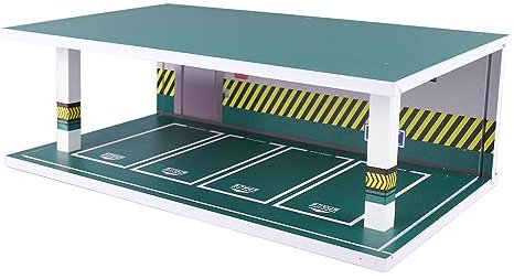 CHICIRIS 1:32 Parkplatzmodell, Beleuchtung, Autogarage, Vitrine mit Eingebauten Lichtern, Vielseitige Dekoration für Zuhause, Büro oder Garage (Parkplatzmodell)