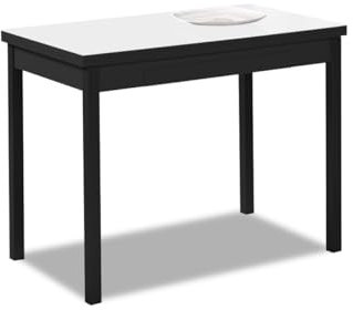 ASTIMESA Mesa de Cocina Extensible, Rojo, 140 x 50 cm