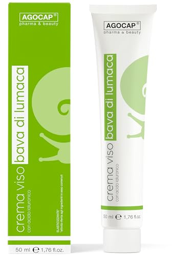 Gesichtscreme mit Schneckenschleim, 100 % natürlich. Gesichtscreme mit Schneckenschleim und Hyaluronsäure, feuchtigkeitsspendende und wundheilende Wirkung, reiner Schneckenschleim, 50 ml, Anti-AGE