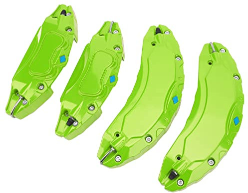 Auto Pinza Freno Cover, Pinza Freno Custodia Protettiva Stile Fresco Superficie Lucida 4 Pezzi per Modello 3 (GREEN)