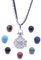 Collar Mujer Llamador de Ángeles Embarazada - Bola Mexicana de Música Vintage - Colgante Mujer Plata Piedras Naturales Talismán 2 Cadenas - Difusor Aromaterapia Aceite Esencial - Bisutería Mujer