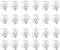 AURSTORE BASA Lot de 24 Crochet Muraux avec Ventouse d'Aspiration,Petites Ventouses Plastiques avec Crochet Ronde pour Salle de Bains et Cuisine (Lot de 24 pcs ventouse)