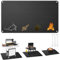Tapis de Barbecue, Tapis Barbecue sol Fibres de Verre en Silicone, Tapis de Cuisson BBQ Résistant à la Chaleur Jusqu'à 650°C, Tapis de Protection de Sol pour Barbecue (100 * 150CM)