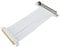 PCIe 4.0 X16 Riser Kabel, 128 Gbit/s Übertragungsrate, Abschirmung Elektromagnetischer Störungen mit 90 Grad Steckplatz, Kompatibel mit GPUs der RTX 40- und RX 7000 Serie (White)