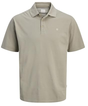 JACK & JONES Polo uni pour Homme, Dried Sage, S