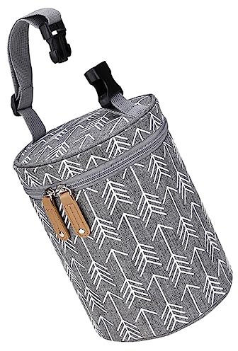 Vaguelly Isolierte Babyflaschen-Tasche Mit Tragegriff Tragbare Kühltasche Für Stillflaschen Und Muttermilch Widerstandsfähiger Flaschen-Organizer Für Reise Und Kinderwagen Einfache Reinigun