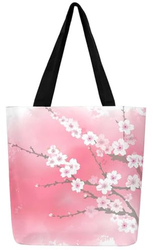 fifbird Harvest Thanksgiving Bag Fall Tote Bag Pumpkin Tote Bag, flamant rose, Taille unique
