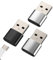 Adapter USB C Buchse auf USB Stecker (3 Stück) für iPhone, kompatibel mit Samsung, für Apple iPad, MacBook, Schnellanschluss, Ladegerät Typ C OTG, Netzkabel, Zubehör, externe Karte, Telefon