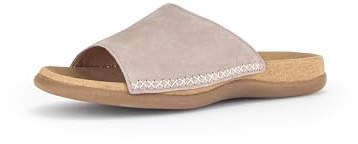 Gabor Damen Pantoletten, Frauen Slipper,Best Fitting,Schlupfschuhe,schluepfschuhe,Slip-ons,Backless Slipper,Mules,leinen,44 EU / 9.5 UK