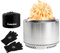FEUERGOTT Set - Solo Stove Canyon XL Ø 76cm rauchfreie Feuerstelle & Grill- & Ofenhandschuhe, hitzebeständig bis 350°C, größte Edelstahl Feuerschale für Gartenpartys & große Gruppen - Outdoor
