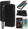 Ｈａｖａｙａ for Coque iPhone 7 avec Porte Carte Flip Coque pour iPhone 8 avec Cordon Court Étui iPhone SE(2020/2022) Portefeuille à Rabat - Noir
