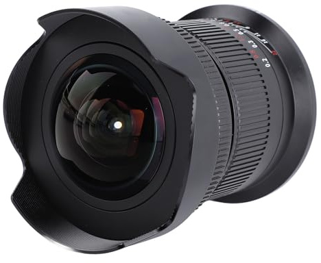 9 Mm F5,6 Ultra-Vollformatobjektiv mit 132° Weitwinkel, Verzerrungsfreies Kameraobjektiv für Reisefotografie, für Landschafts-, Architektur- und Innenfotografie