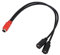 Keenso DIN 6 Broches jusqu'à 2 DIN 6 Broches Cable Connecteur de Connexion pour les Consoles de Jeux Vidéo PVC Red 1.0ft